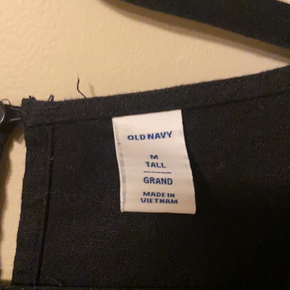 Old Navy long sleeve, wrap front, Linen blend jumpsuit - Picture 4 of 7